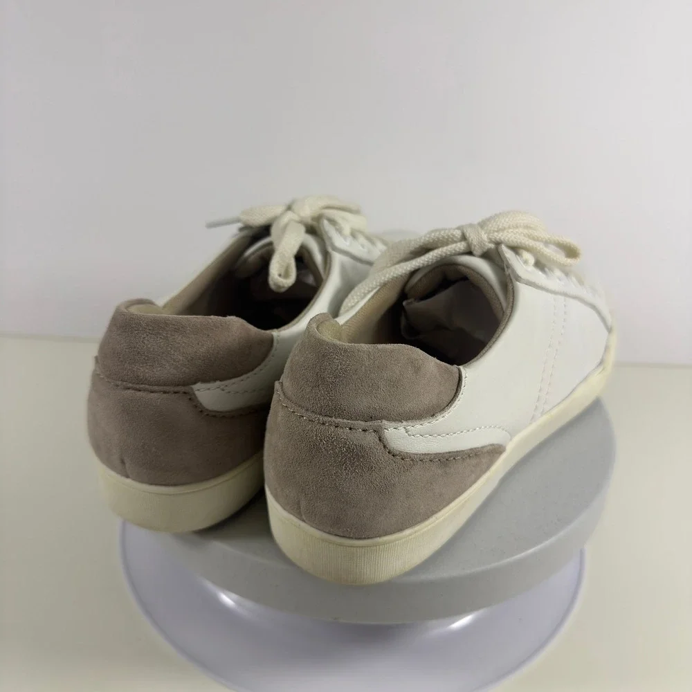 Naturalizer Womens Sneakers White Leather Lace Up‎ Comfort Casual Shoes 10